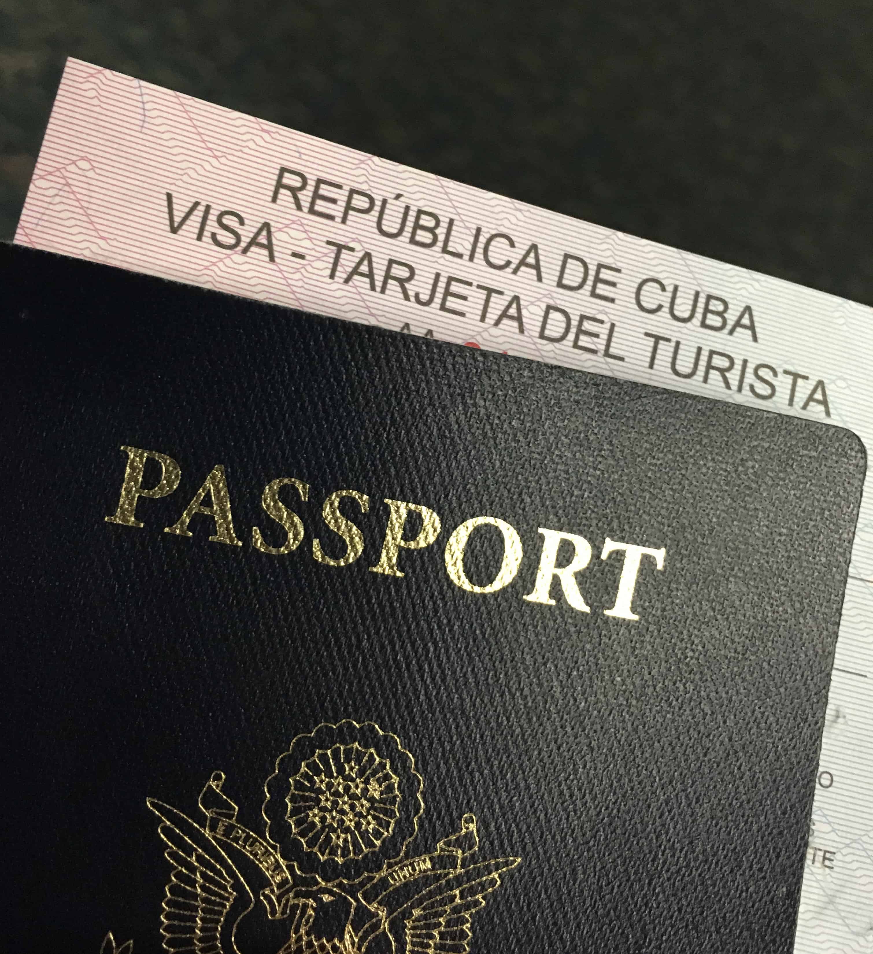 cuba visa and tourist card