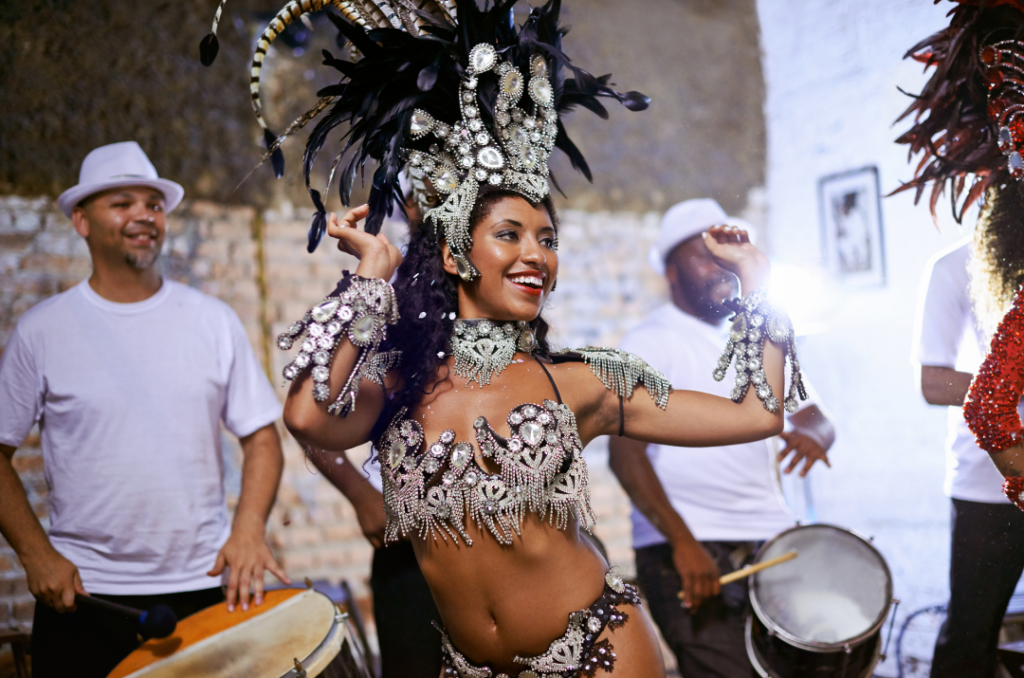 Brazil Samba dancer in Rio de Janeiro Carnival