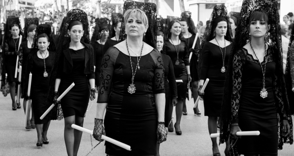 Holy week in Seille, Malaga, Spain