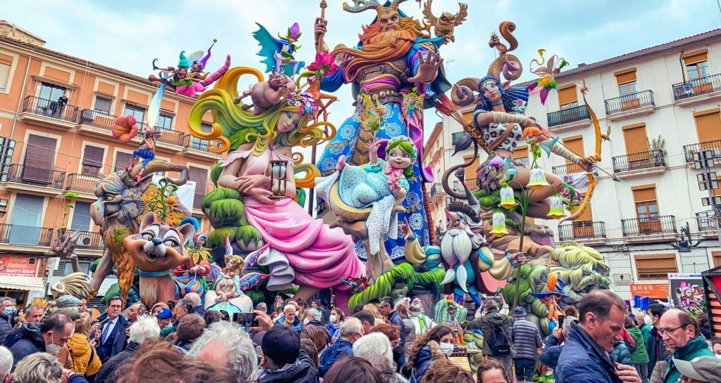 Valencia fallas live music in Spain 