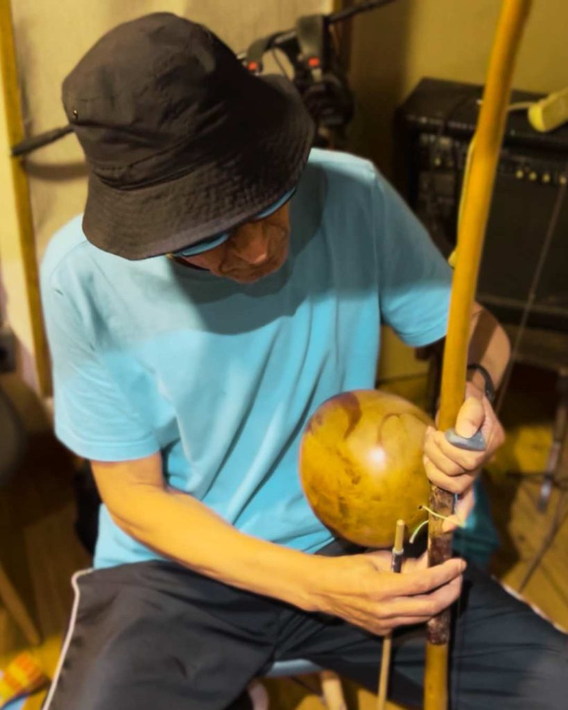 berimbau lesson - brazil music tour 2024-1