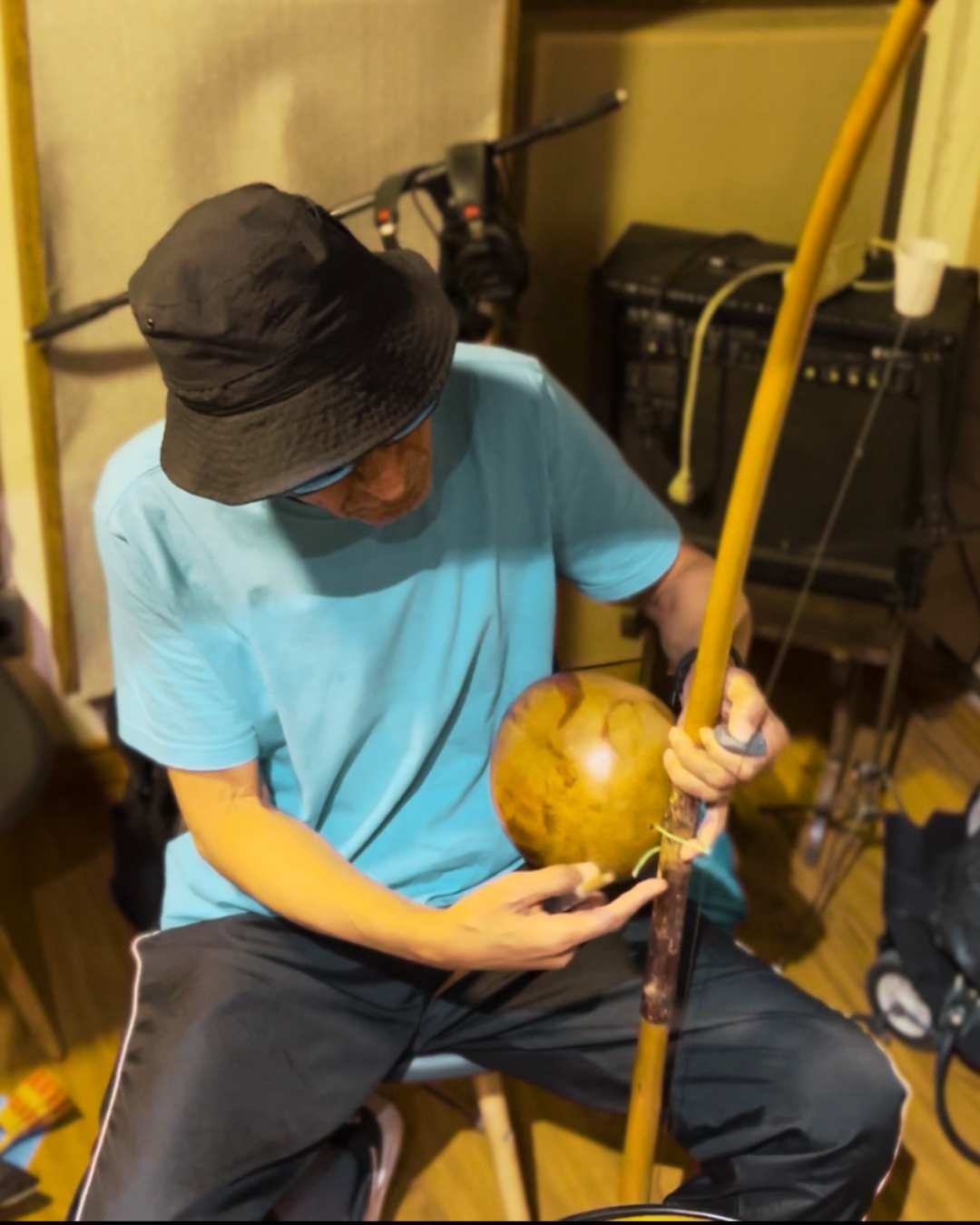 berimbau lesson - brazil music tour 2024-2