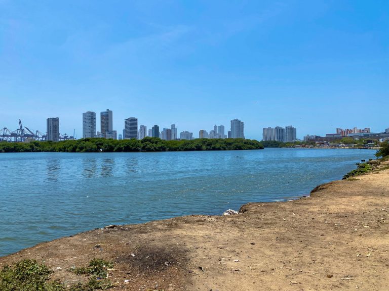 Cartagena Colombia. The view from Bazurto Market