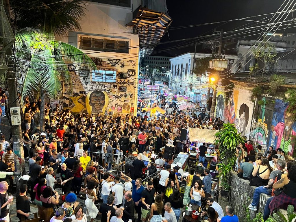 Pedra do Sal in Rio de Janeiro during the carnival