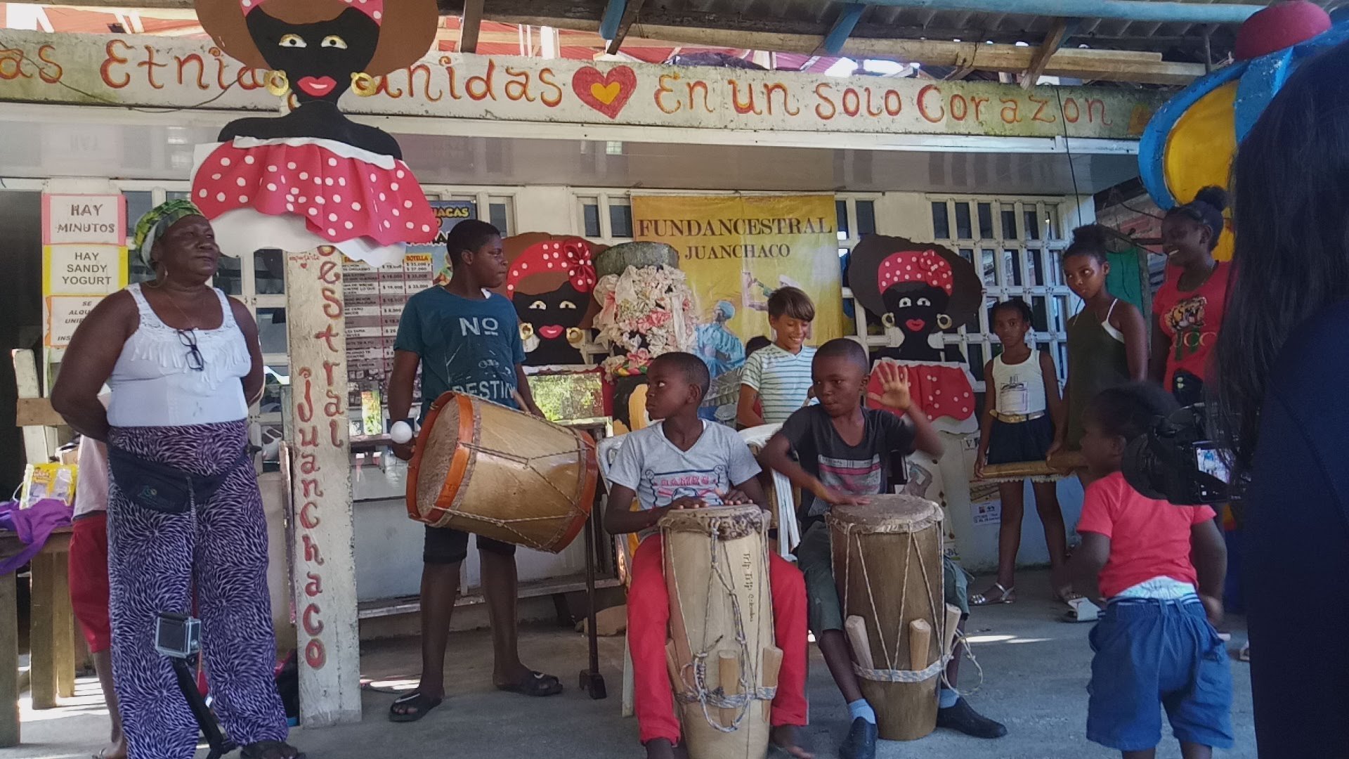 Children Playing Colombian Pacific Coast Music