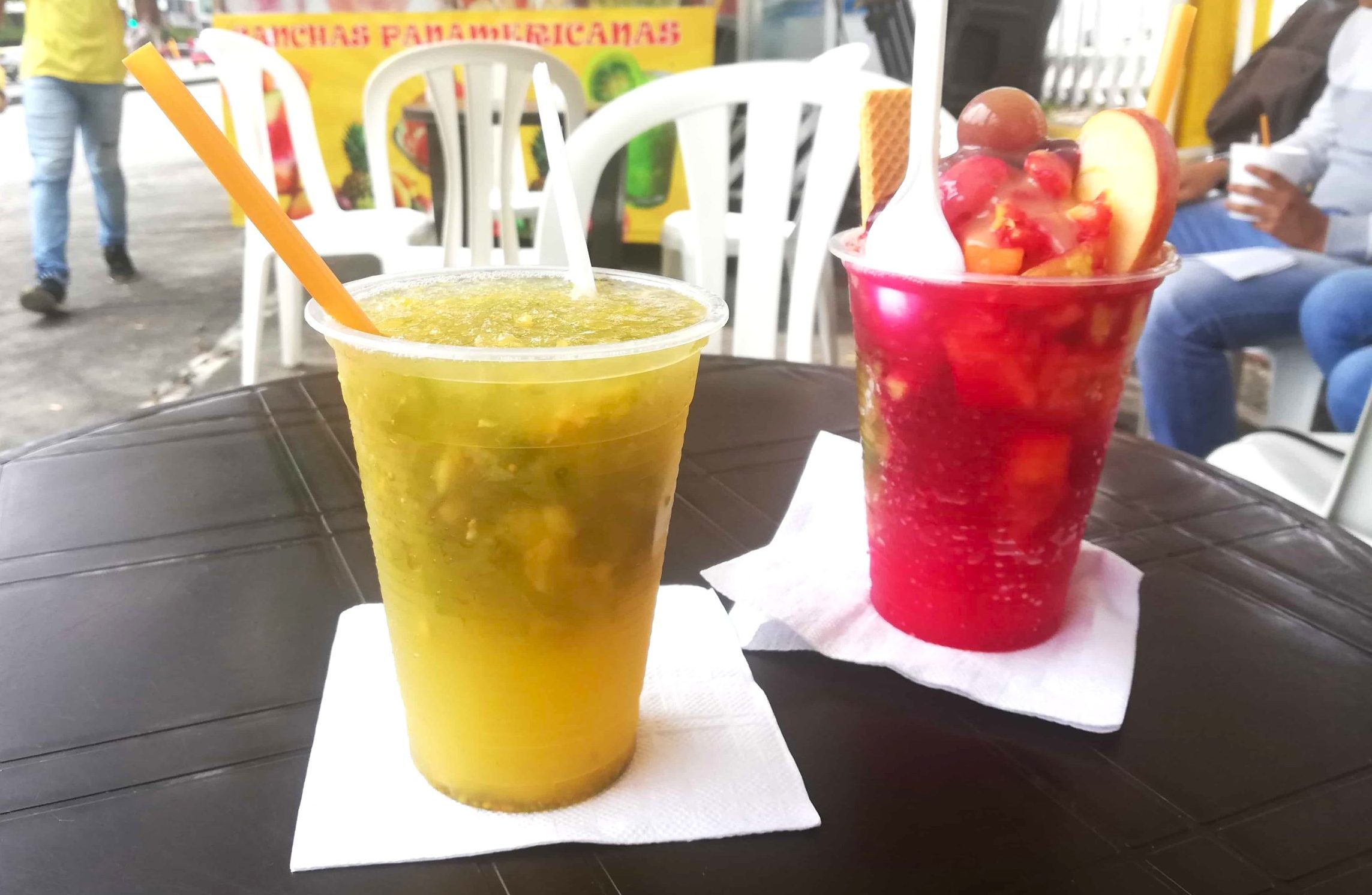 Cholado and Lulada in Cali Colombia