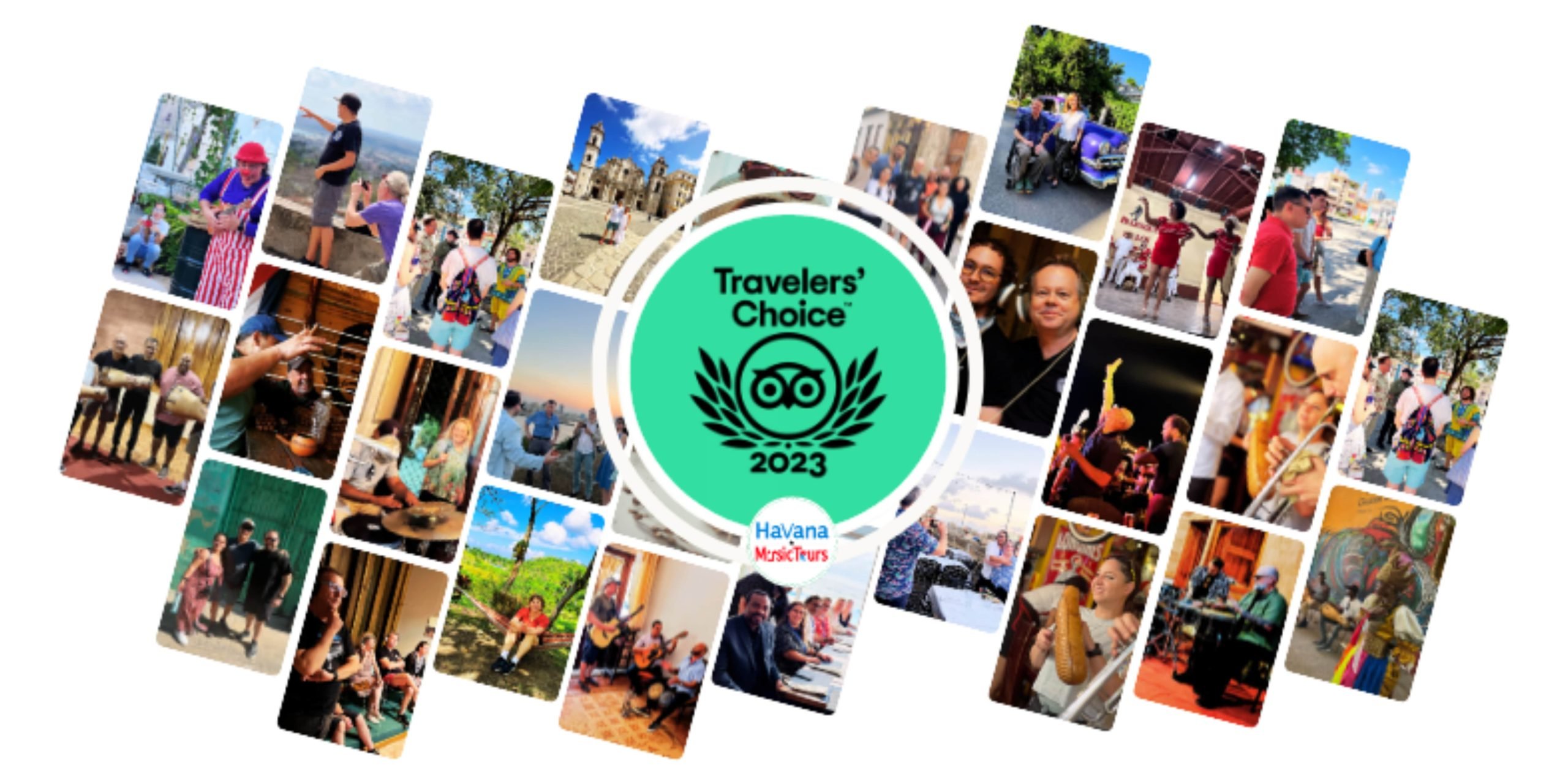 Havana Music Tours TripAdvisor Traveler's Choice 2023 Banner