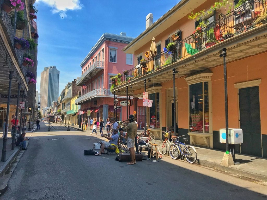 New Orleans musicians playing in the street 2-musical getaways