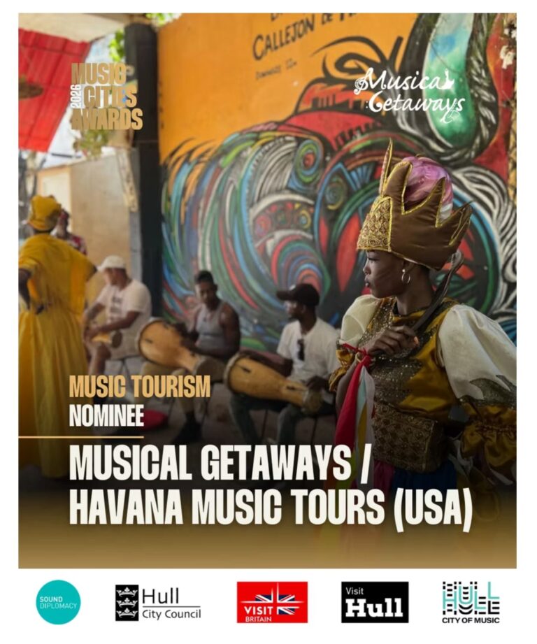 Sound Diplomacy-Music Cities nomination Musical Getaways-Havana Music Tours