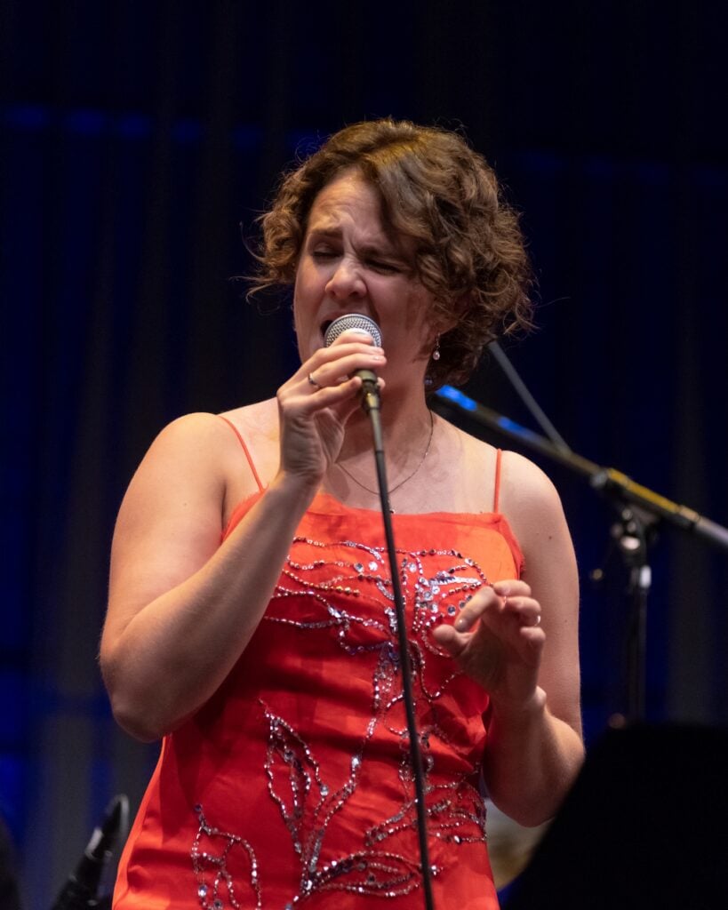 Rebekka Blöndal singing at Reykjavík Jazz Festival in Reykjavík