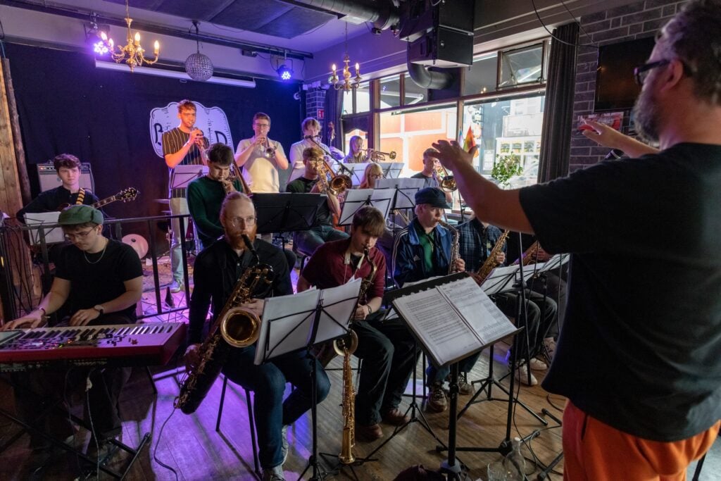 The Big Band of the Reykjavík College of Music performing at Reykjavík Jazz Festival