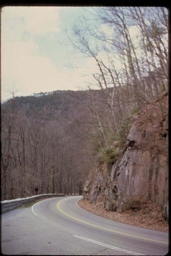 Great Smoky Mountains landscape in East Tennessee and North Carolina, the region where Dolly Parton grew up