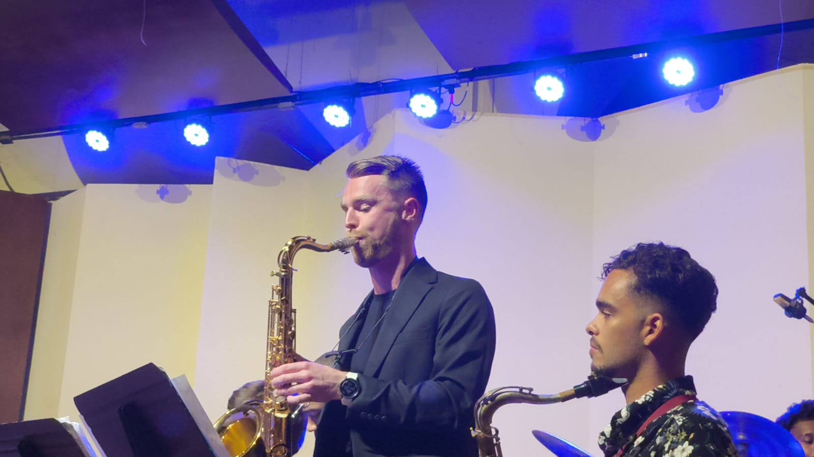 JSU Latin Jazz Ensemble performing during the Brazil educational music program
